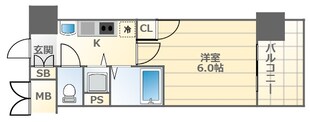 プレサンス難波元町の物件間取画像